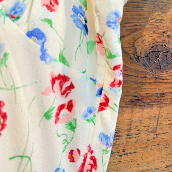 Polo Ralph Lauren Nimes Crepe Mulbery SILK Floral Maxi Dress - Picture 9 of 13